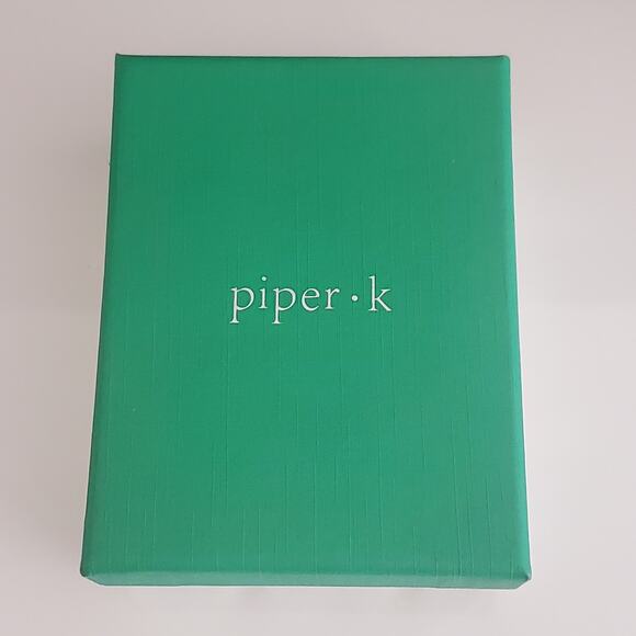 Piper K Long Filigree Earrings Gold Plated Boho New in Box Dressy Casual - Picture 5 of 6